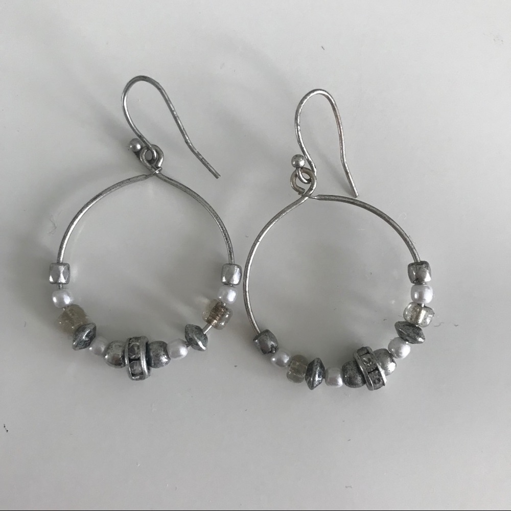 ❌ SOLD | American Eagle Beaded Drop Earrings